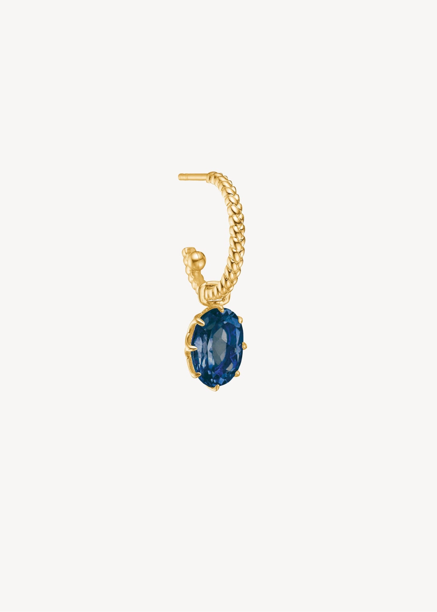 10-karat Stella charm with London Blue Topaz