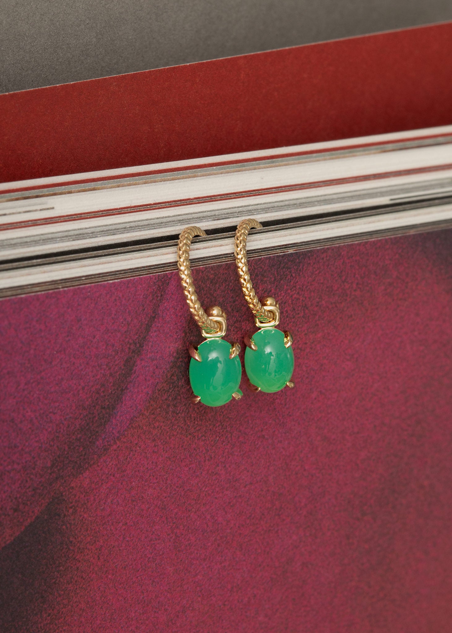 10-Karat Carmen charm with Chrysoprase