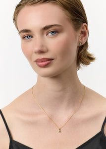 10-karat Amor pendant with Blue Sapphire