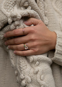 10-Karat Iris ring with Tourmaline