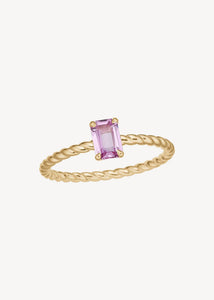 10-Karat Ada ring with Pink Sapphire