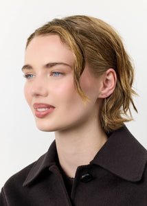 10-karat Rainbow ear stud with London Blue Topaz