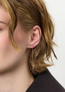 10-karat Melina ear stud with London Blue Topaz