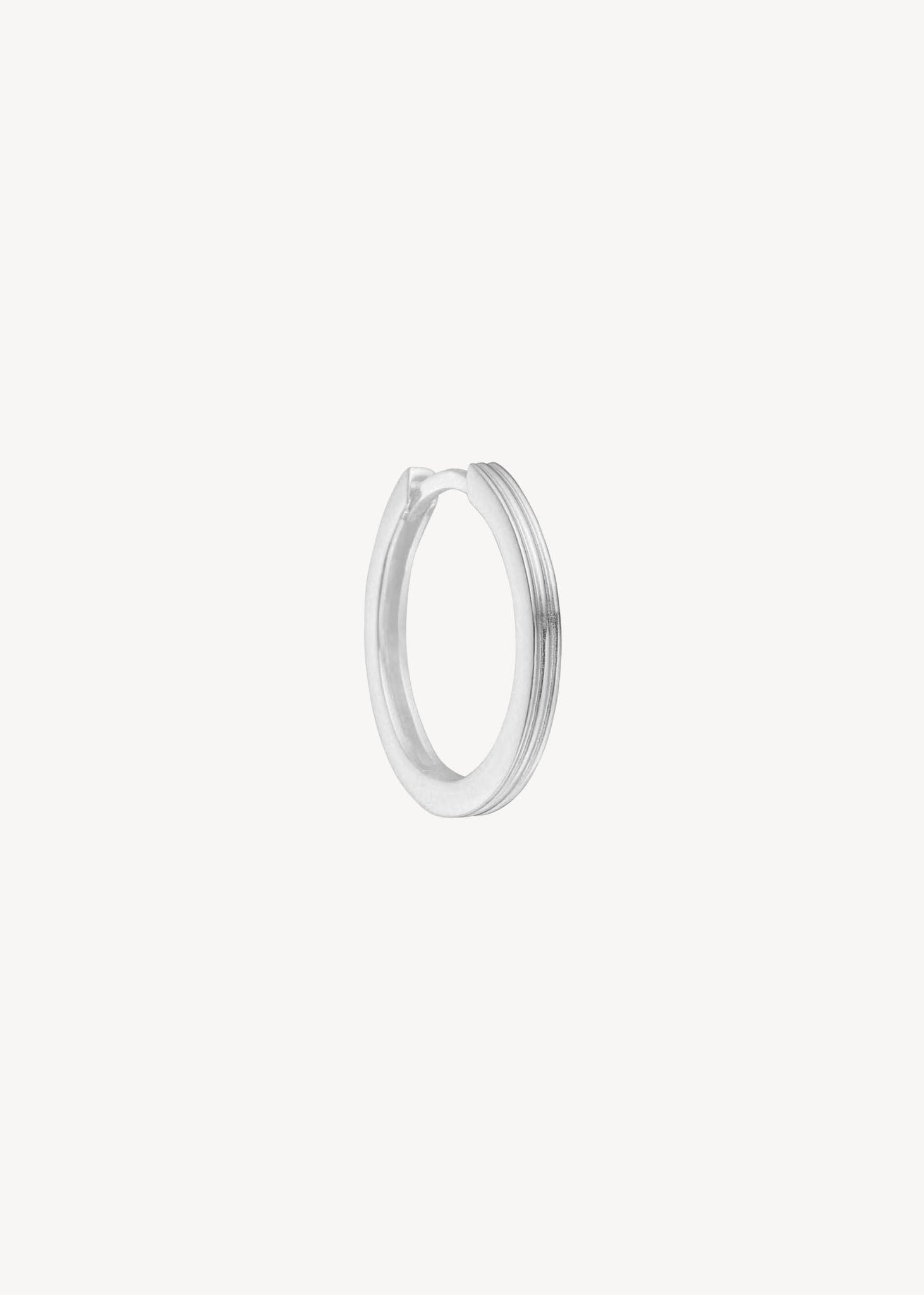 Sterling silver hoop for charms with pinstripes for him and her, perfect gift for her and gift for him, design your own earrings 