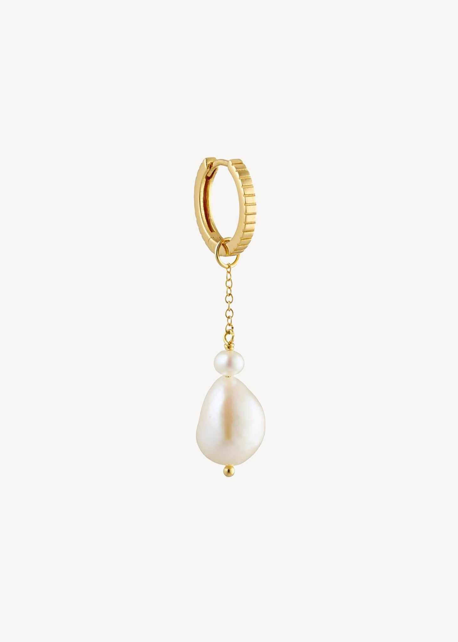 Mazu charm with Pearl - gold plated