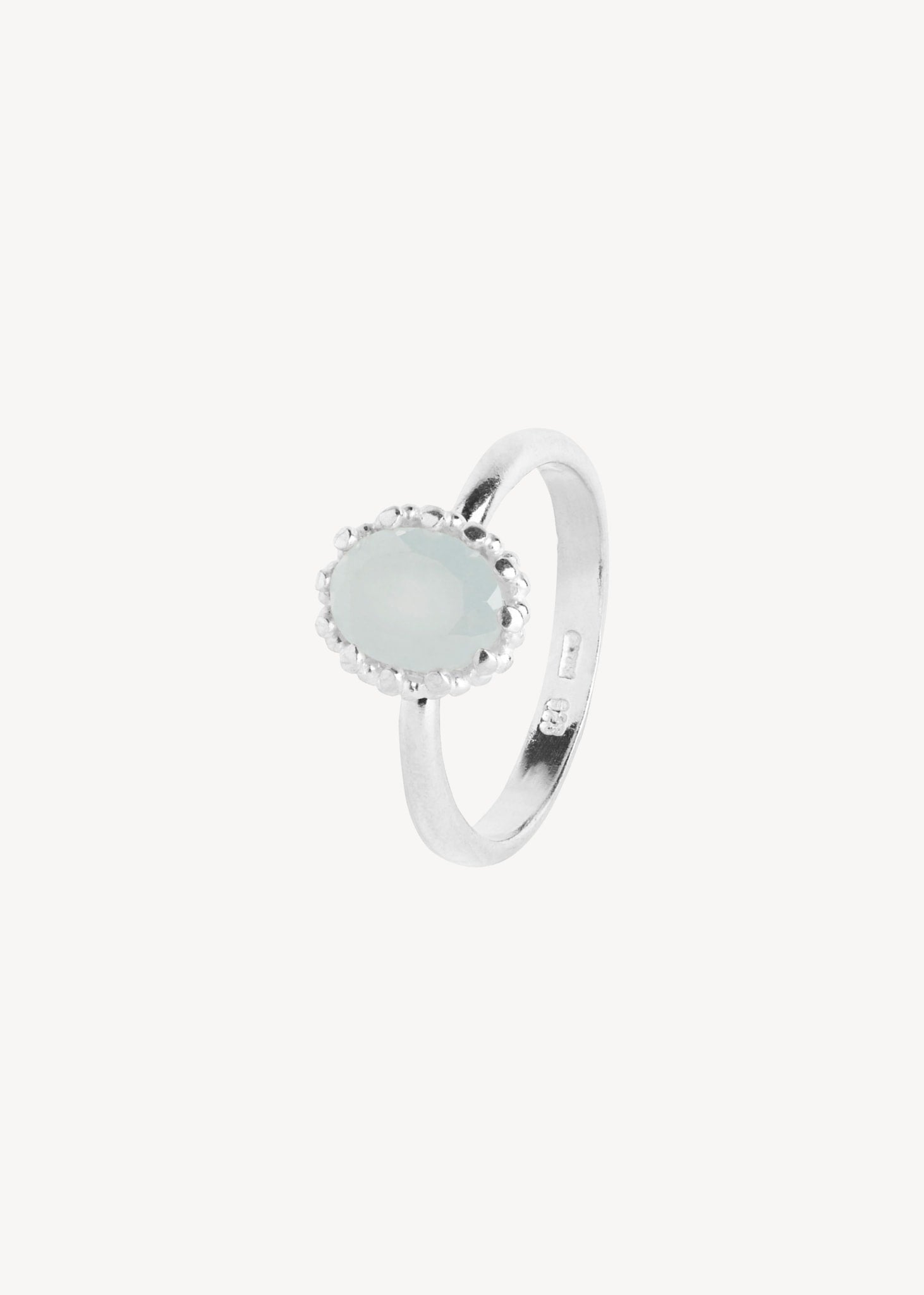 Lana ring with Aquamarine - silver