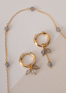 gold plated jewellery with labradorite gemstones from carré