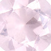 a facet-cut rose quartz gemstone