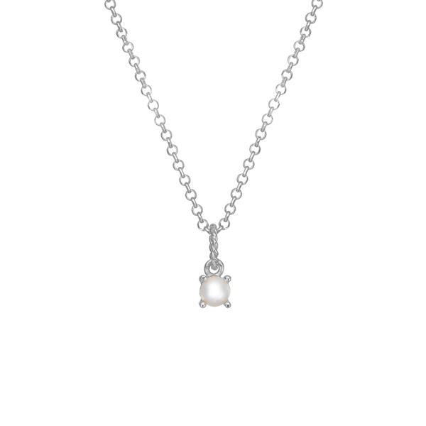 Lulu pendant with Pearl - silver