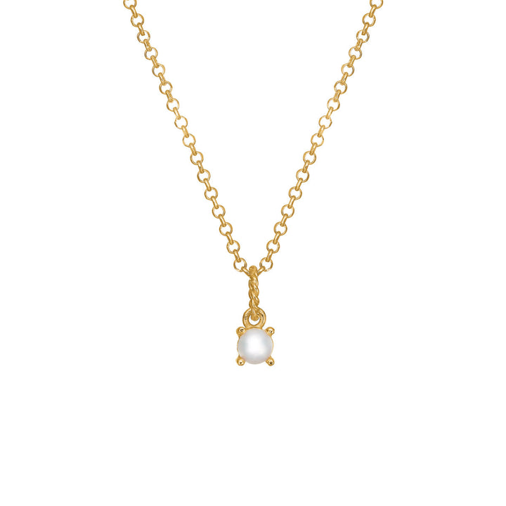 Lulu pendant with Pearl - gold plated