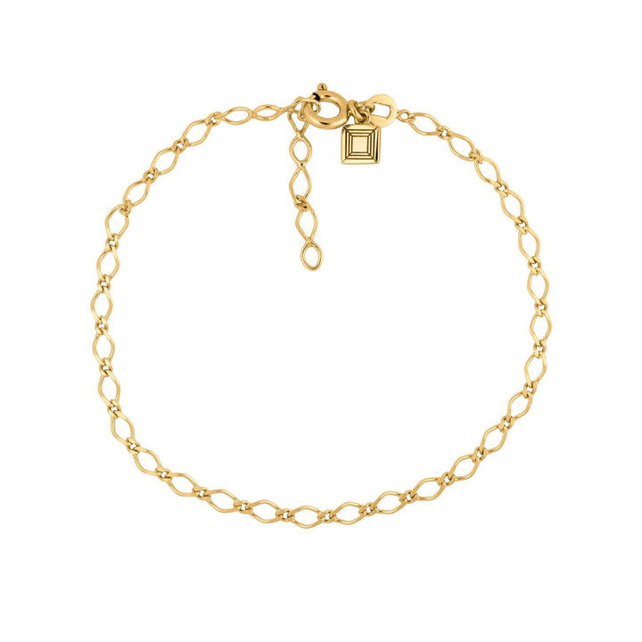 Wave bracelet - gold plated