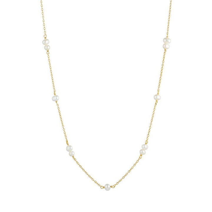 Alma necklace with Pearl - gold plated