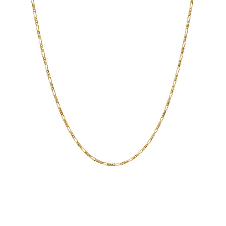 Figaro chain 38+2cm - gold plated