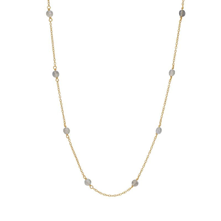 Isabella chain with Labradorite - gold plated