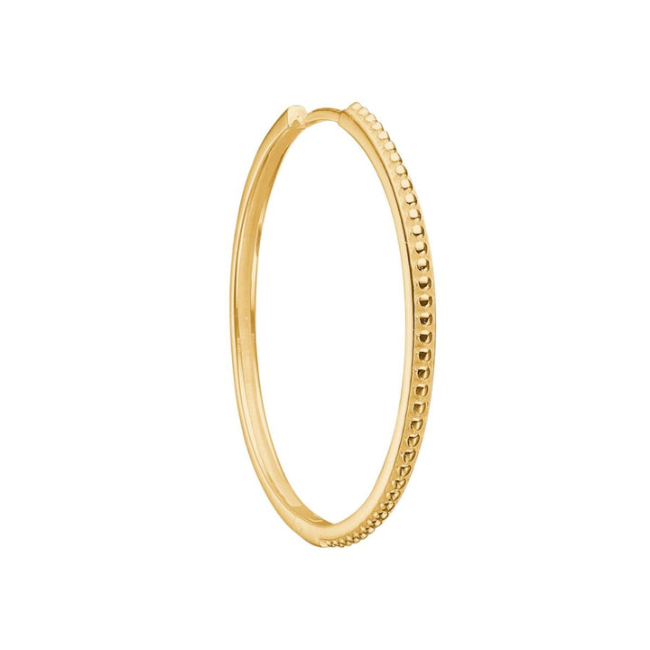 Byzantine hoop 3,5cm - gold plated