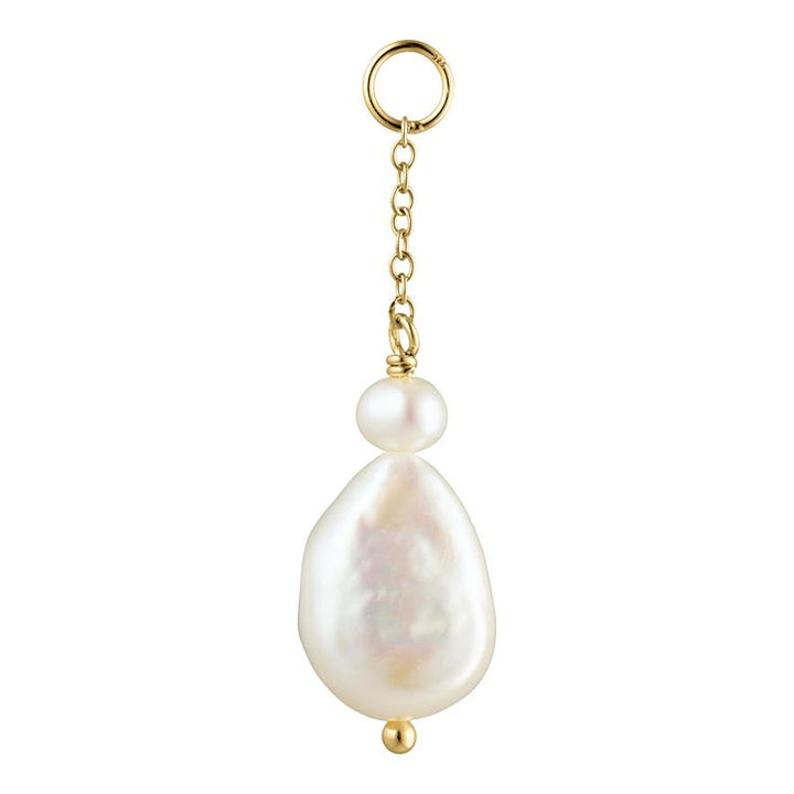 Mazu charm with Pearl - gold plated