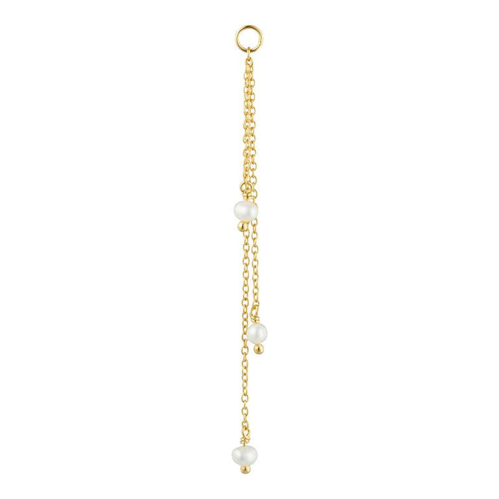 Galia charm with Pearl - gold plated