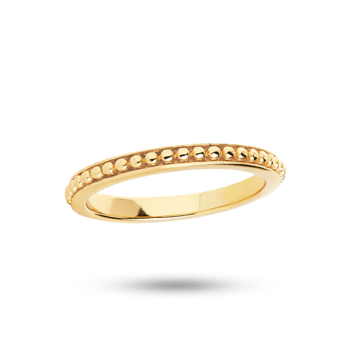 Byzantine ring - gold plated