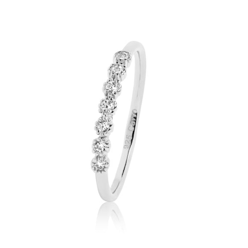 Alice ring with Zirconia - silver