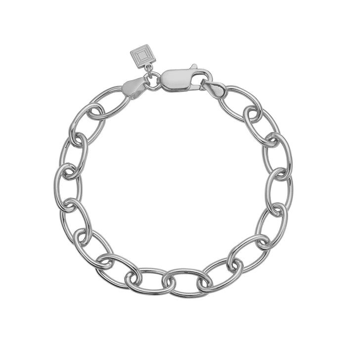 Link bracelet 17cm - silver