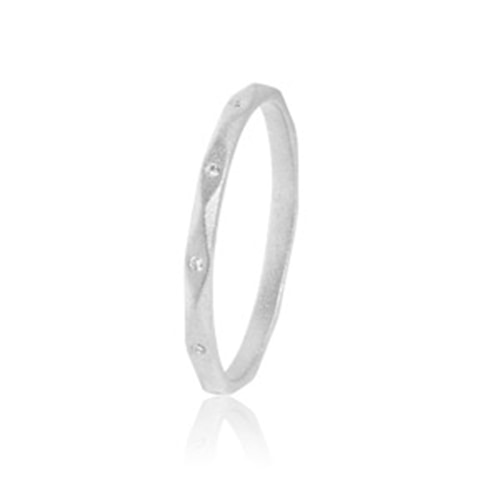 Helena ring with Diamond - silver