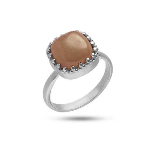 Marvels ring with Sand Moonstone - silver