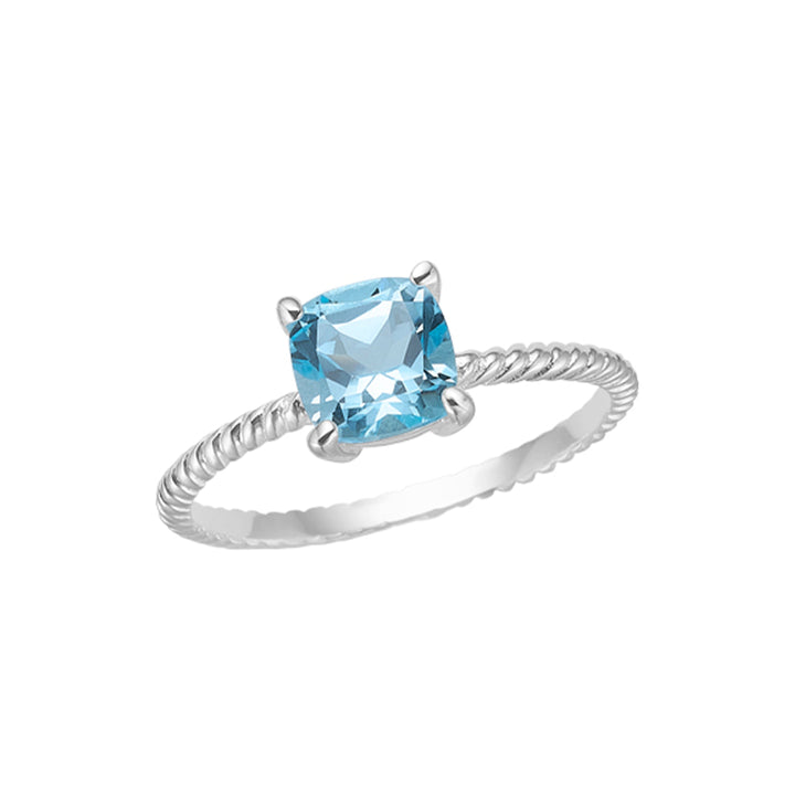 Delphine ring with Blue Topaz - silver