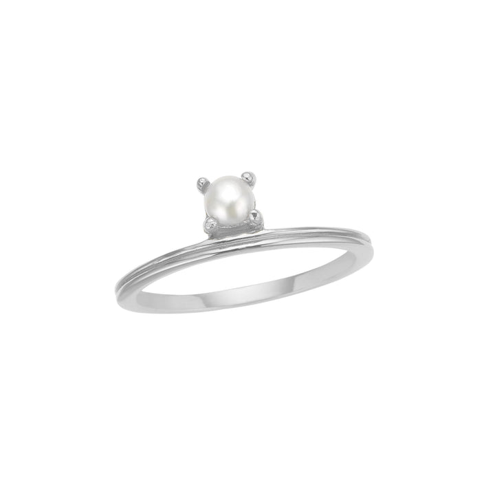 Unicorn ring with Pearl - silver