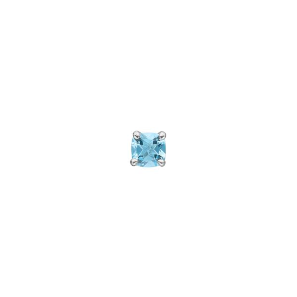 Delphine ear stud with Blue Topaz - silver