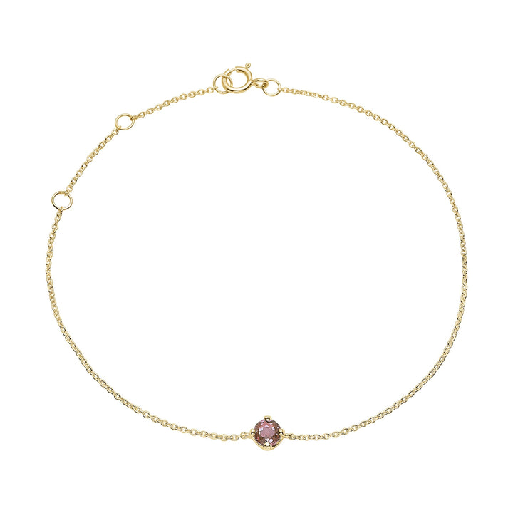 10-Karat Iris bracelet with Pink Tourmaline