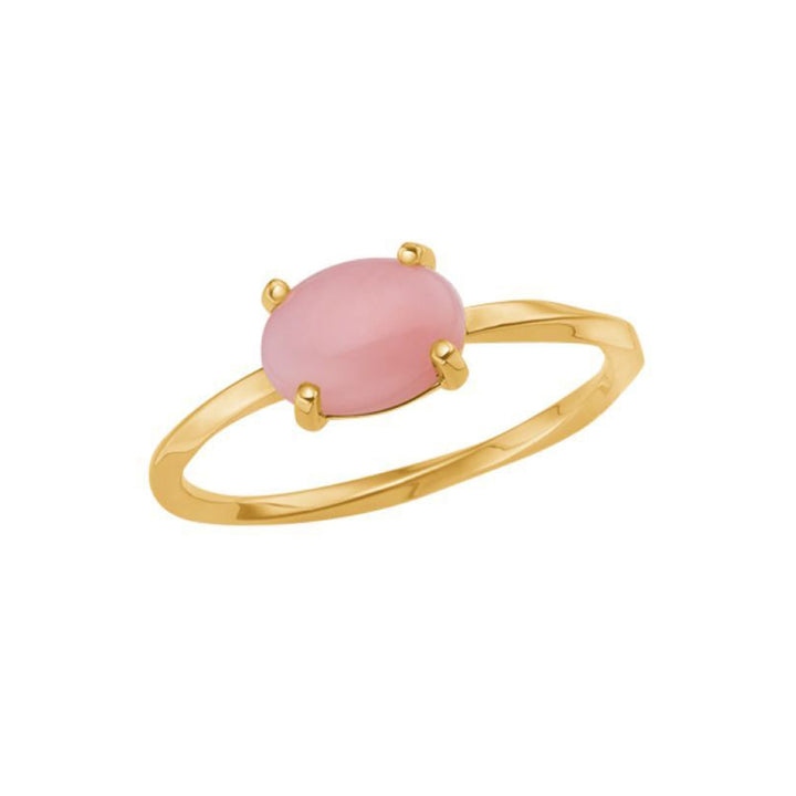 10-Karat Tournure ring with pink Opal
