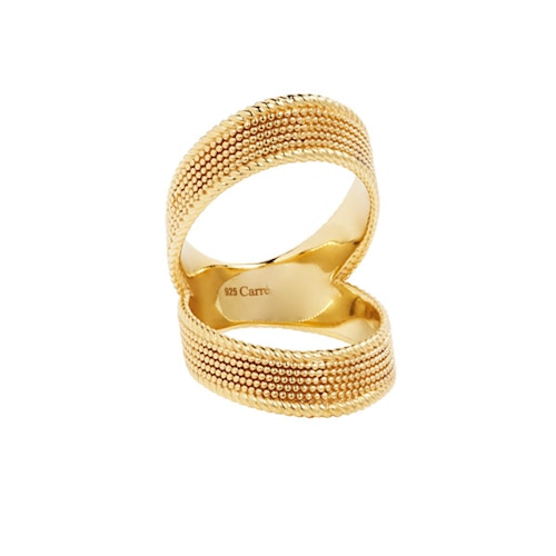 Gold plated ring